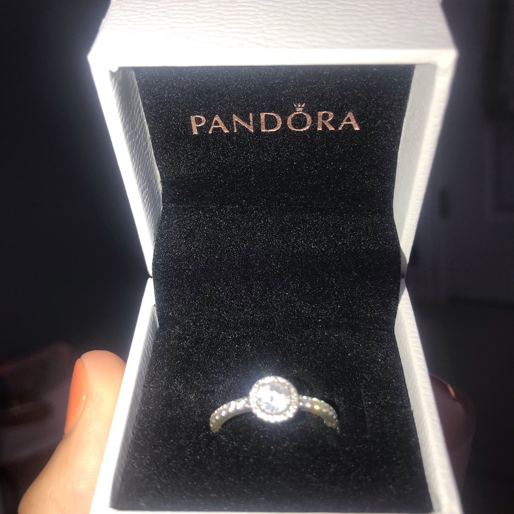Pandora Classic Sparkle Halo Ring